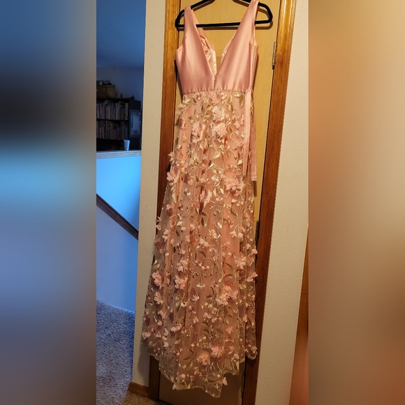 Tiffany Brand Pink Prom/Pageant Formal Gown Women's Size 8 (fits more like a 6) - Picture 6 of 10